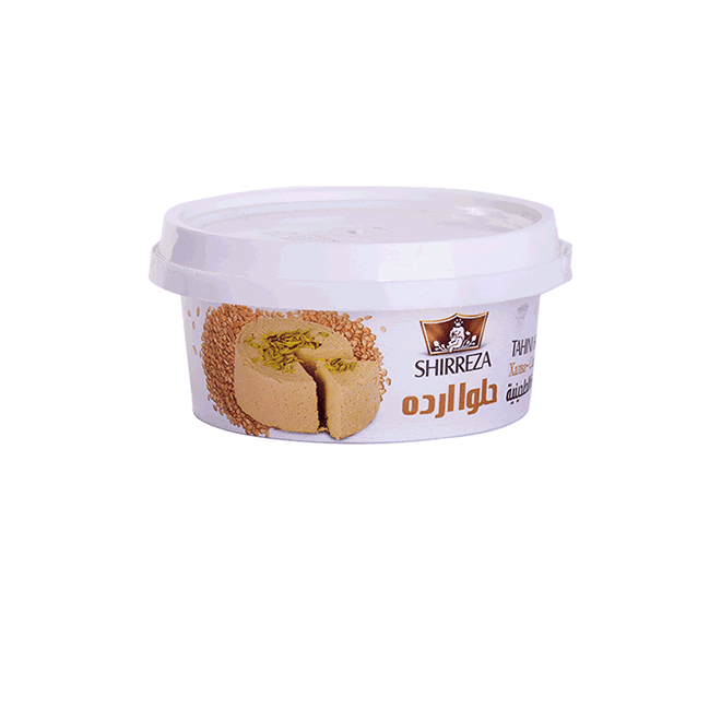 حلوا ارده شیررضا مقدار 230 گرم گردآیمل