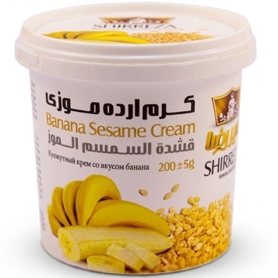 کرم ارده موزی شیررضا 200 گرم