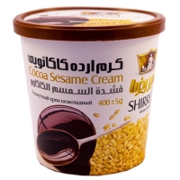 کرم ارده شکلاتی شیررضا 400 گرم