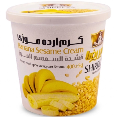 کرم ارده موزی شیررضا 400 گرم
